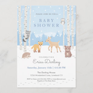 Baby shower van bossen   winterbos programma