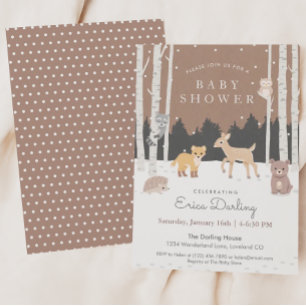 Baby shower van bossen winterbos programma