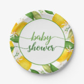 Baby shower van citroen Bord (Voorkant)