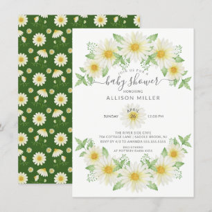 Baby shower van Daisy Floral, vers Kaart