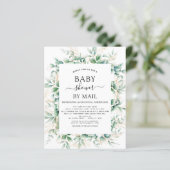 Baby shower van de begroting per post Eucalyptus G (Staand voorkant)