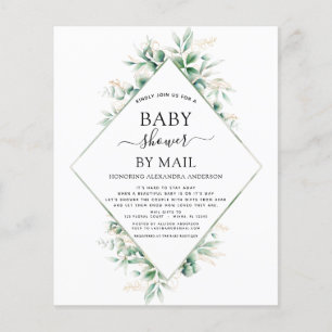Baby shower van de begroting per post Eucalyptus G Flyer