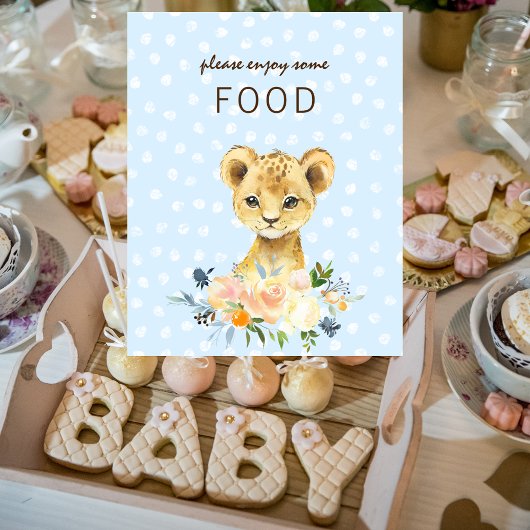 Baby shower van de Levensmiddelentafel Poster