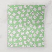 Baby shower van de muis (Binnenkant ongevouwen)