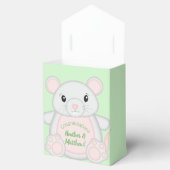 Baby shower van de muis bedankdoosjes (Geopend)