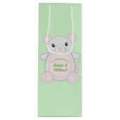 Baby shower van de muis wijn cadeautas (Voorkant)
