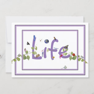 Baby shower van de natuur: uitnodiging