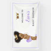 Baby shower van de  prinses van Afrika Spandoek (Verticaal)