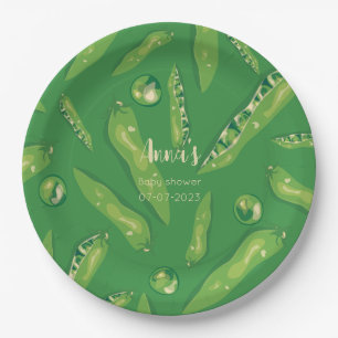 Baby shower van de suikererwt papieren bordje