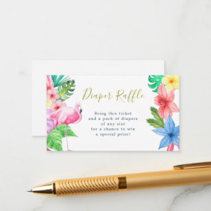 Baby shower van de tropische luau van het luidoper informatiekaartje