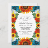 Baby shower van de voortuin van Floral Kaart (Voorkant)