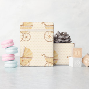 Baby shower van de waterverf cadeaupapier
