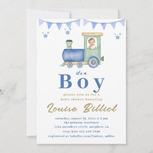 Baby shower van de waterverf kaart