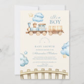 Baby shower van de waterverf kaart (Voorkant)