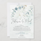 Baby shower van de Waterverf van de Post Kaart (Voorkant)