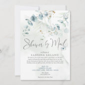 Baby shower van de Waterverf van de Post Kaart (Voorkant)