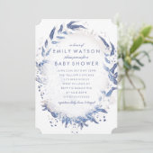 Baby shower van echte Romance vlooienstrand Kaart (Staand voorkant)