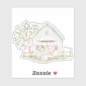 Baby shower van Farm Animals Meadow Friends Sticker (Vel)