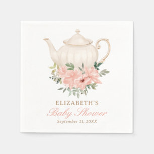 Baby shower van Floral Tea Party Servet