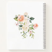 Baby shower van gebladerte notitieboek (Achterkant)