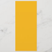 Baby shower van gele honingbijen menu (Achterkant)