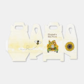 Baby shower van Gnome Sunflower en bijen Gnome Sun Bedankdoosjes (Uitgevouwen)