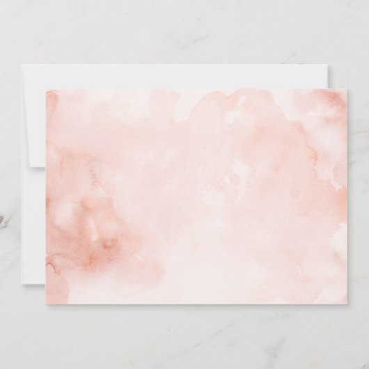 Baby shower van grauwe en goudveteranen kaart (Achterkant)