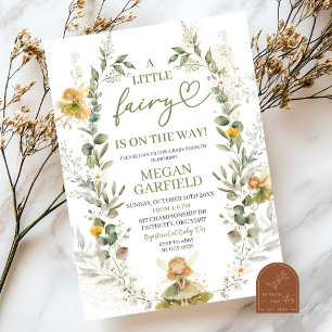 Baby shower van Greenery Little Fairy Kaart