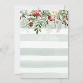 Baby shower van het bos kaart (Achterkant)