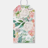 Baby shower van het liefdadig bosbos cadeaulabel (Achterkant)