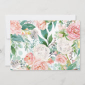 Baby shower van het liefdadig bosbos kaart (Achterkant)