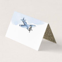 Baby shower van het vliegtuig — Voedselkaart