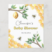 Baby shower van honingbijen (Achterkant)