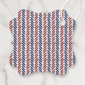 Baby shower van honkbalborden bedankjes labels (Achterkant)