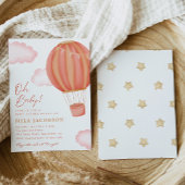 Baby shower van Hot Air Balloon Kaart