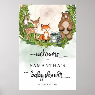 Baby shower van houten moten poster