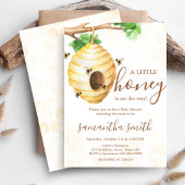 Baby shower van kleine honingbijen kaart