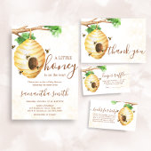 Baby shower van kleine honingbijen kaart