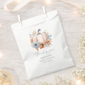 Baby shower van kleine pompoenen bedankzakje (Geknipt)