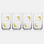 Baby shower van kleine vlinder blikvorm glas (Voorkant)