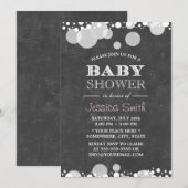Baby shower van lichte spots kaart (Voorkant / Achterkant)
