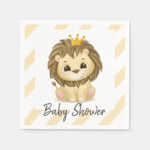 Baby shower van Little Prince Lion Boy Servet