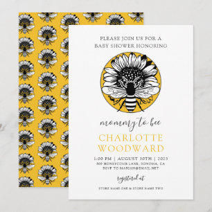 Baby shower van mammie bij bijenhoningbijen Invi Kaart