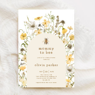 Baby shower van mammie bij wilde bloemen kaart