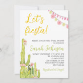 Baby shower van Mexican Fiesta Kaart (Voorkant)