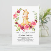 Baby shower van moeder en Baby Kaart (Staand voorkant)