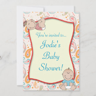Baby shower van Paisley Kaart