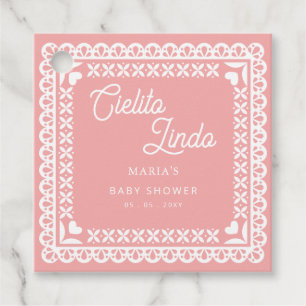 Baby shower van Papel Picado Cielito Lindo Bedankjes Labels