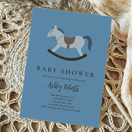 Baby shower van Rocking Horse Blue Kaart