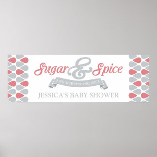 BABY SHOWER van suikerbieten en specerijen Poster